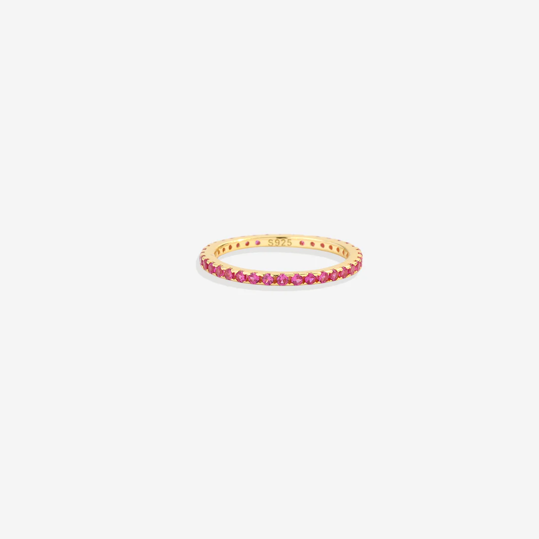 July Birthstone Eternity Stacking Ring - Image 23