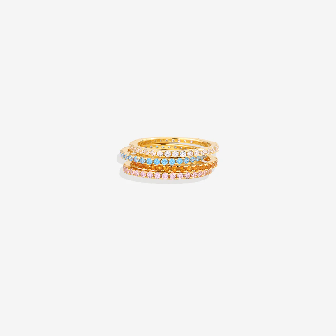 July Birthstone Eternity Stacking Ring - Image 29