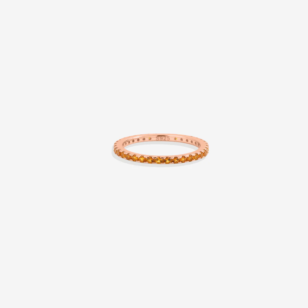November Birthstone Eternity Stacking Ring - Image 20