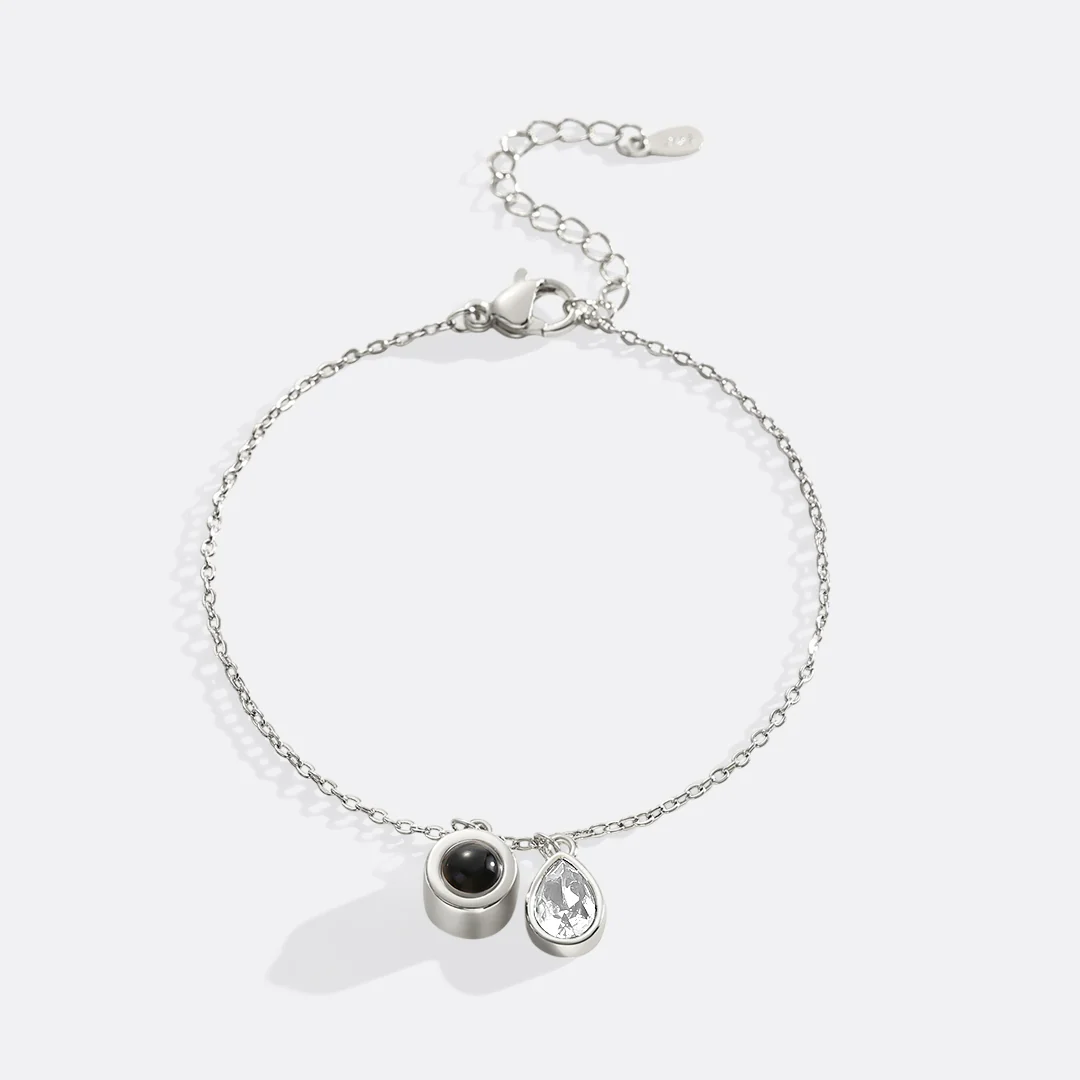Birthstone Photo Bracelet - Image 35