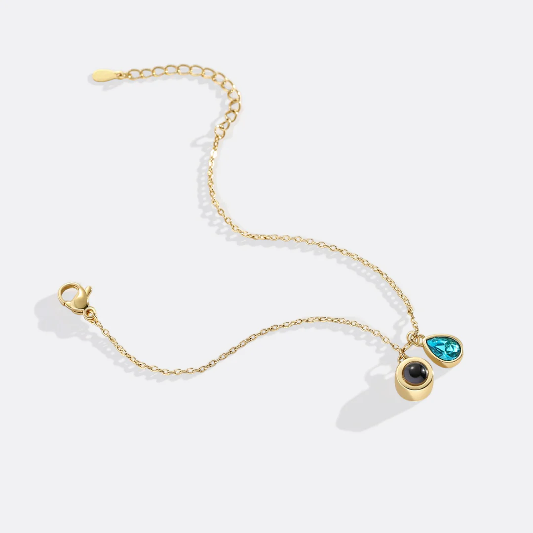 Birthstone Photo Bracelet - Image 7