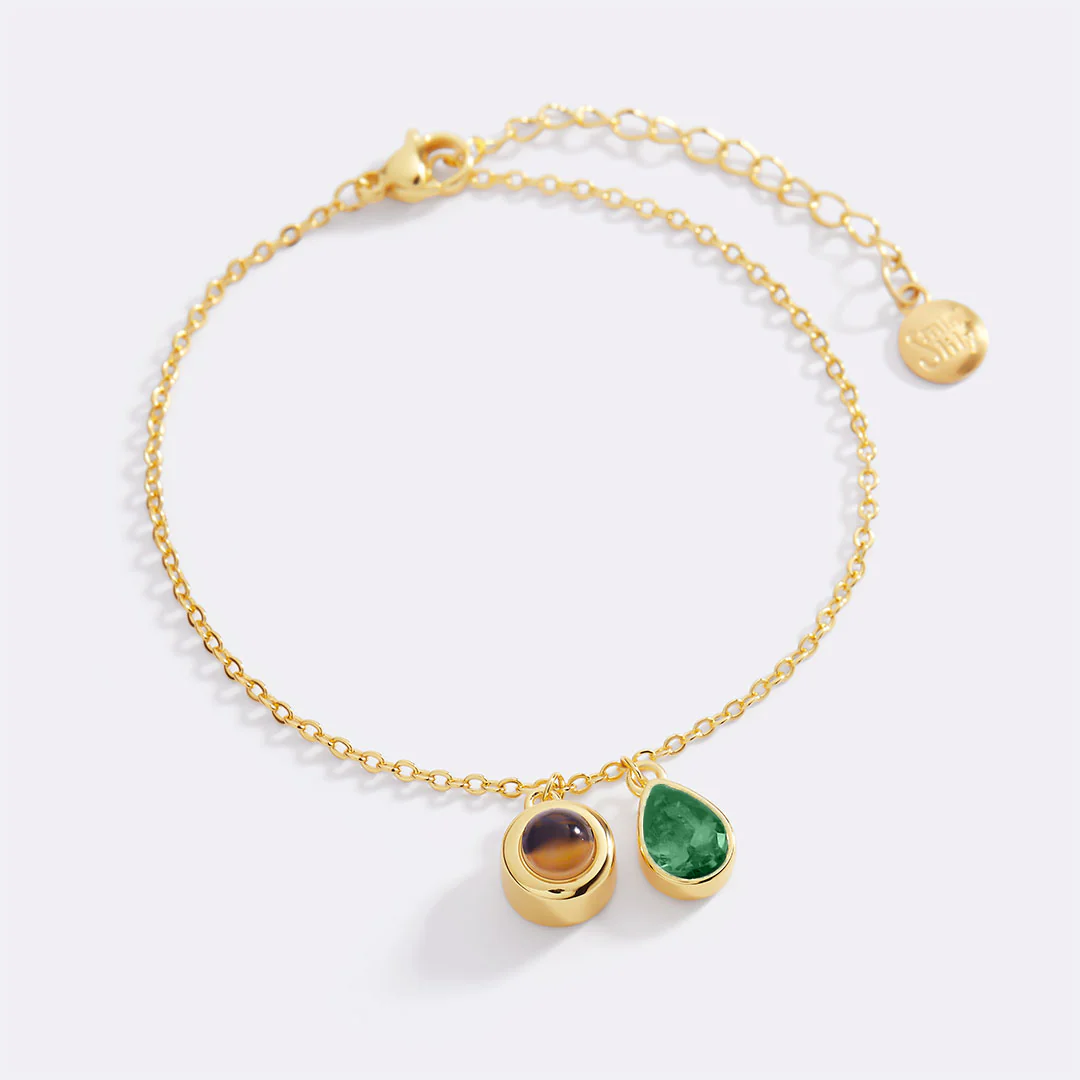 Birthstone Photo Bracelet - Image 76