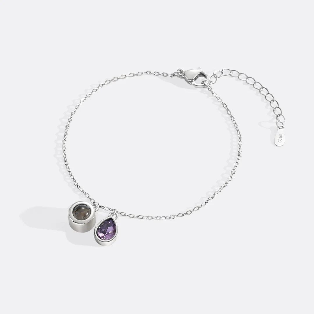Birthstone Photo Bracelet - Image 9