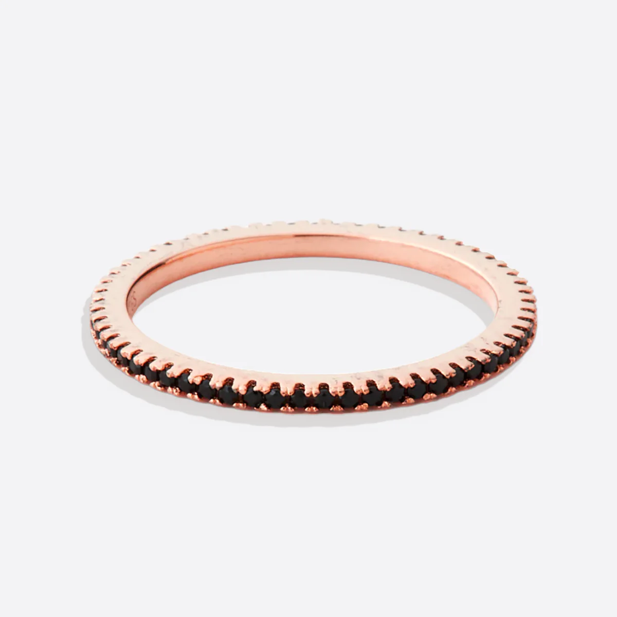 Black Diamond Eternity Stacking Ring - Image 24