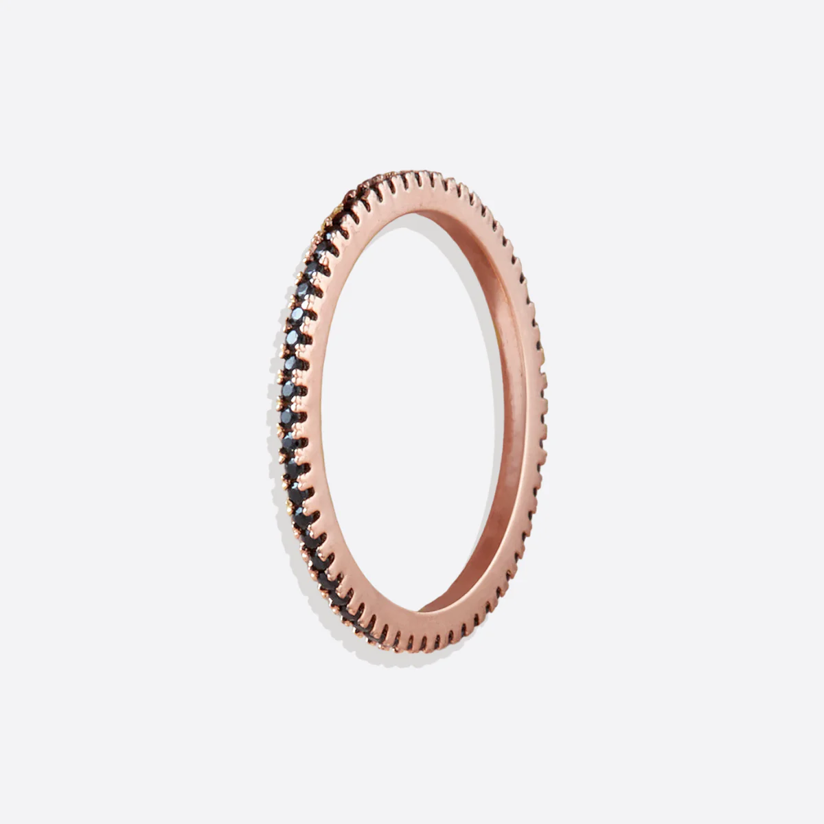 Black Diamond Eternity Stacking Ring - Image 27