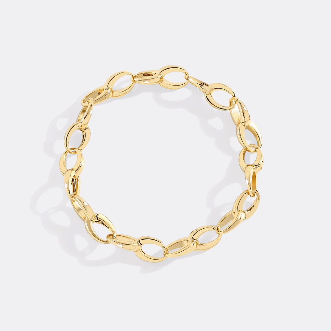 Bold Cable Link Charm Bracelet - Image 2