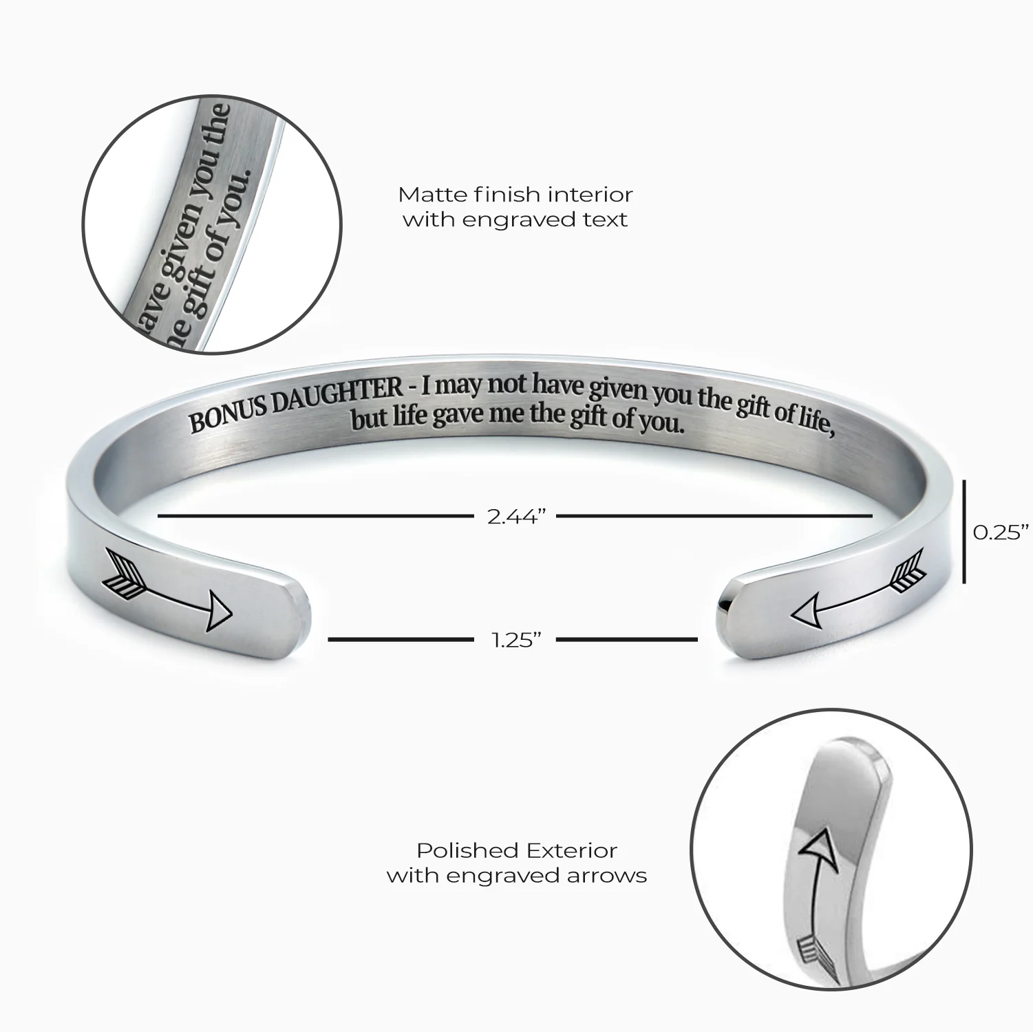 Bonus Daughter Cuff Bracelet - Image 39