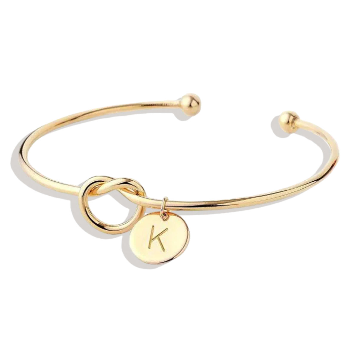 Personalized Tie the Knot Bracelet • Bridesmaid Gift Bracelet - Image 4