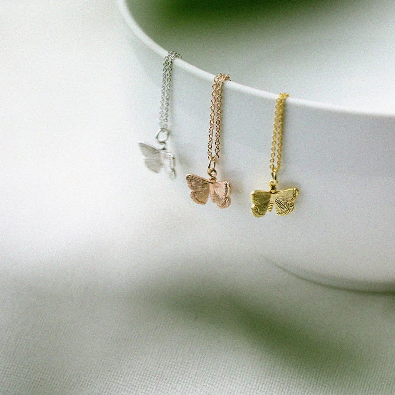 Butterfly Pendant Necklace - Image 10