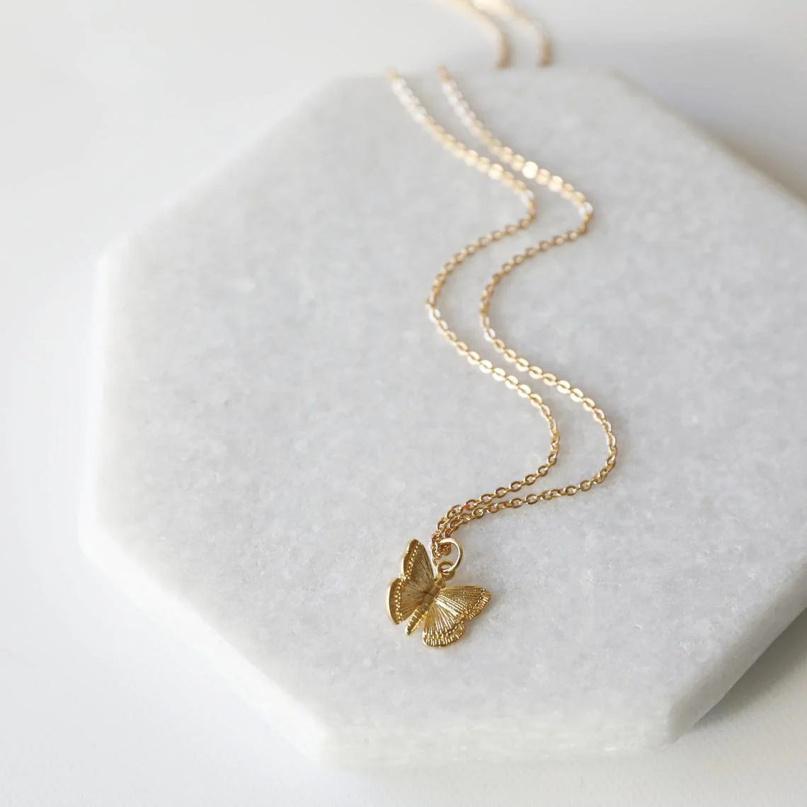 Butterfly Pendant Necklace - Image 6