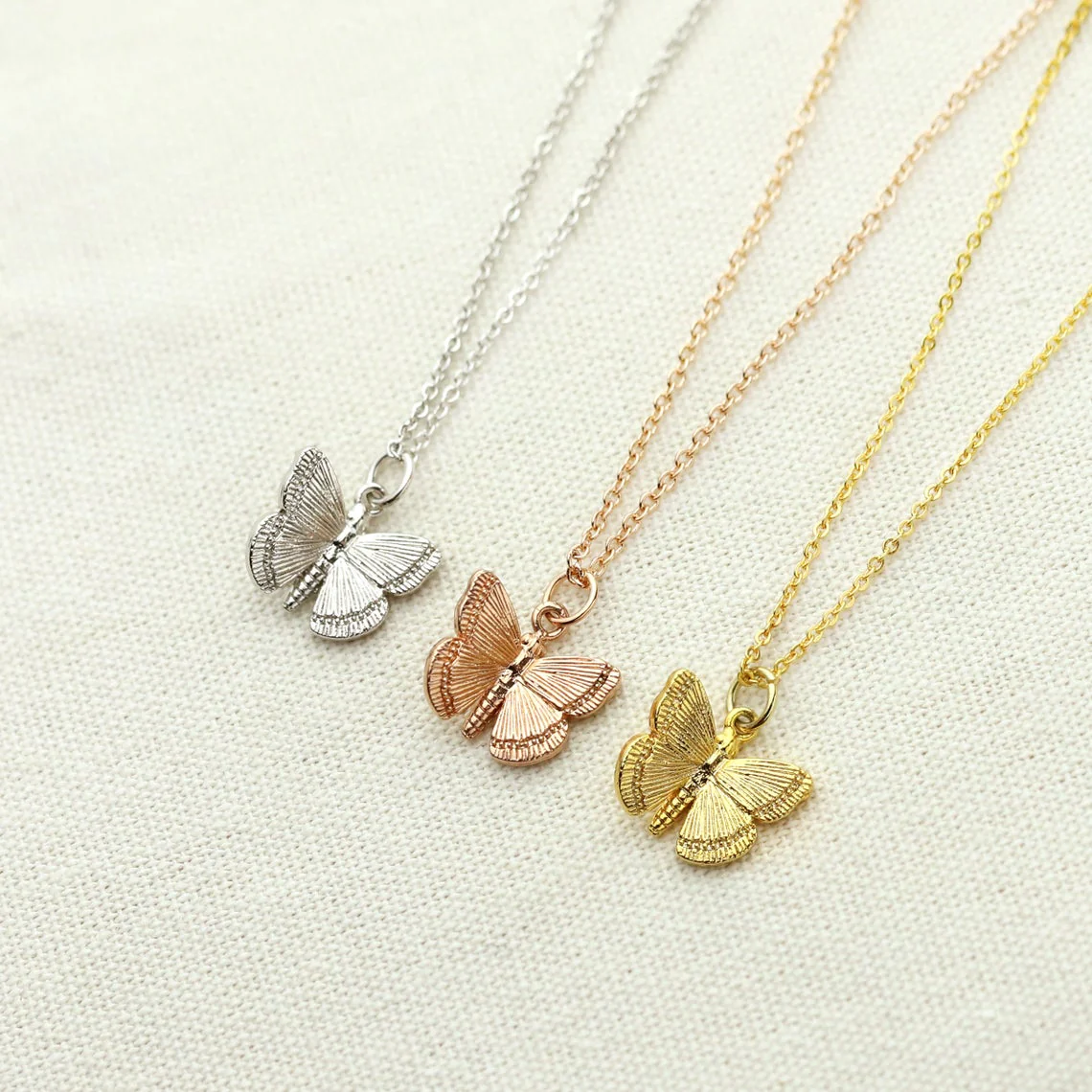 Butterfly Pendant Necklace - Image 7
