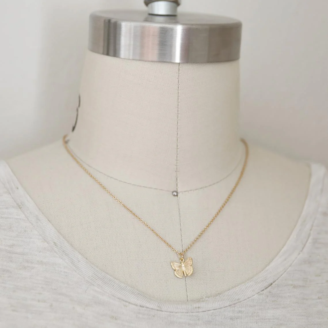Butterfly Pendant Necklace - Image 9