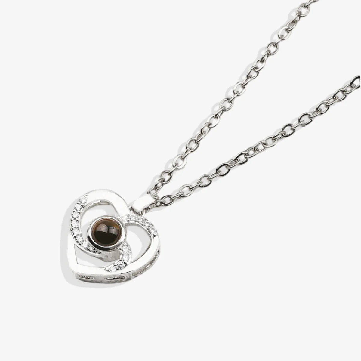 Center of My Heart Pave Photo Necklace - Image 18