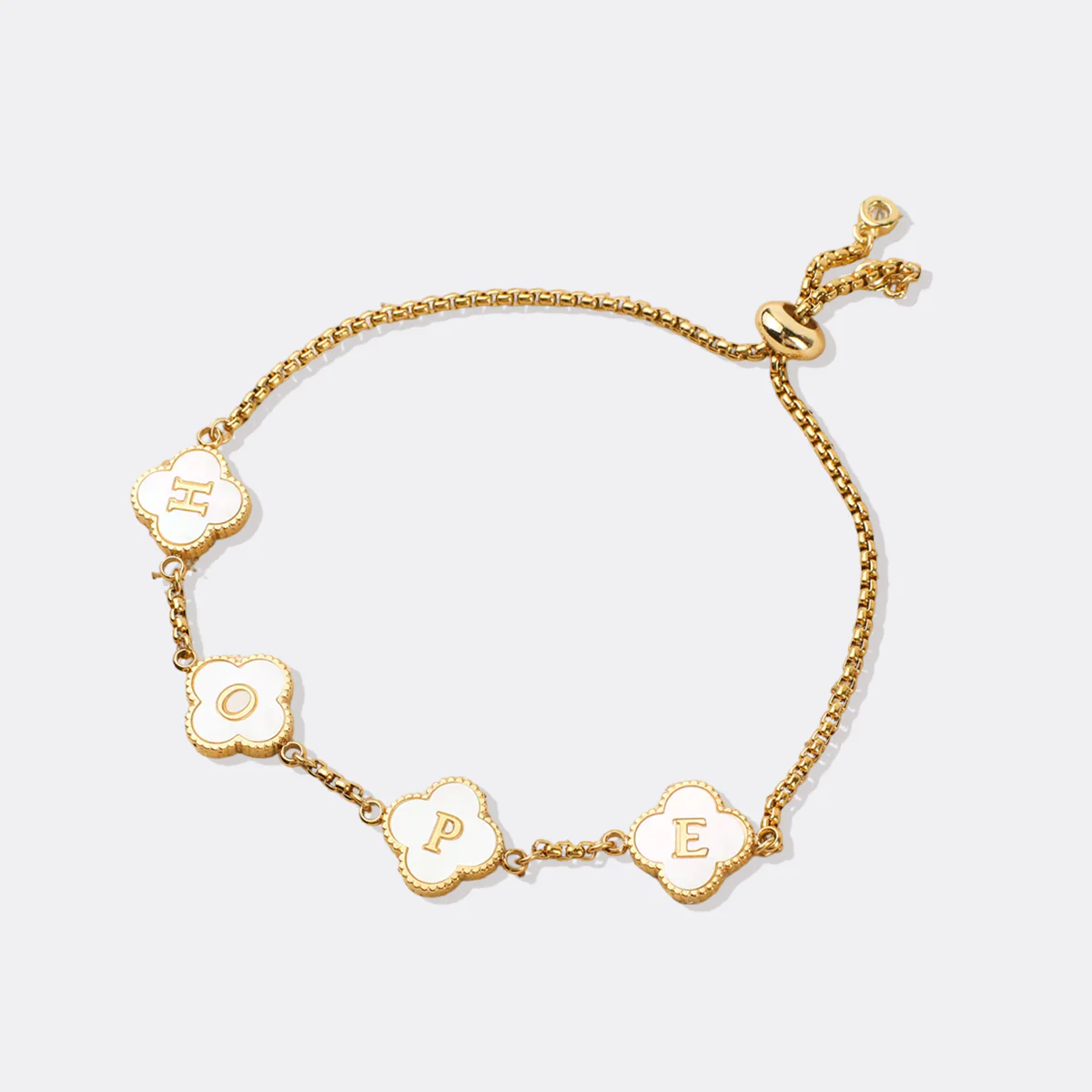 Clover Custom Name Bracelet - Image 19
