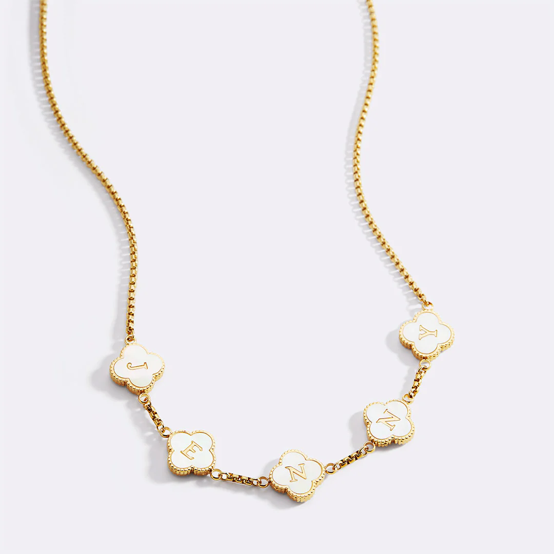 Clover Custom Name Necklace - Image 2
