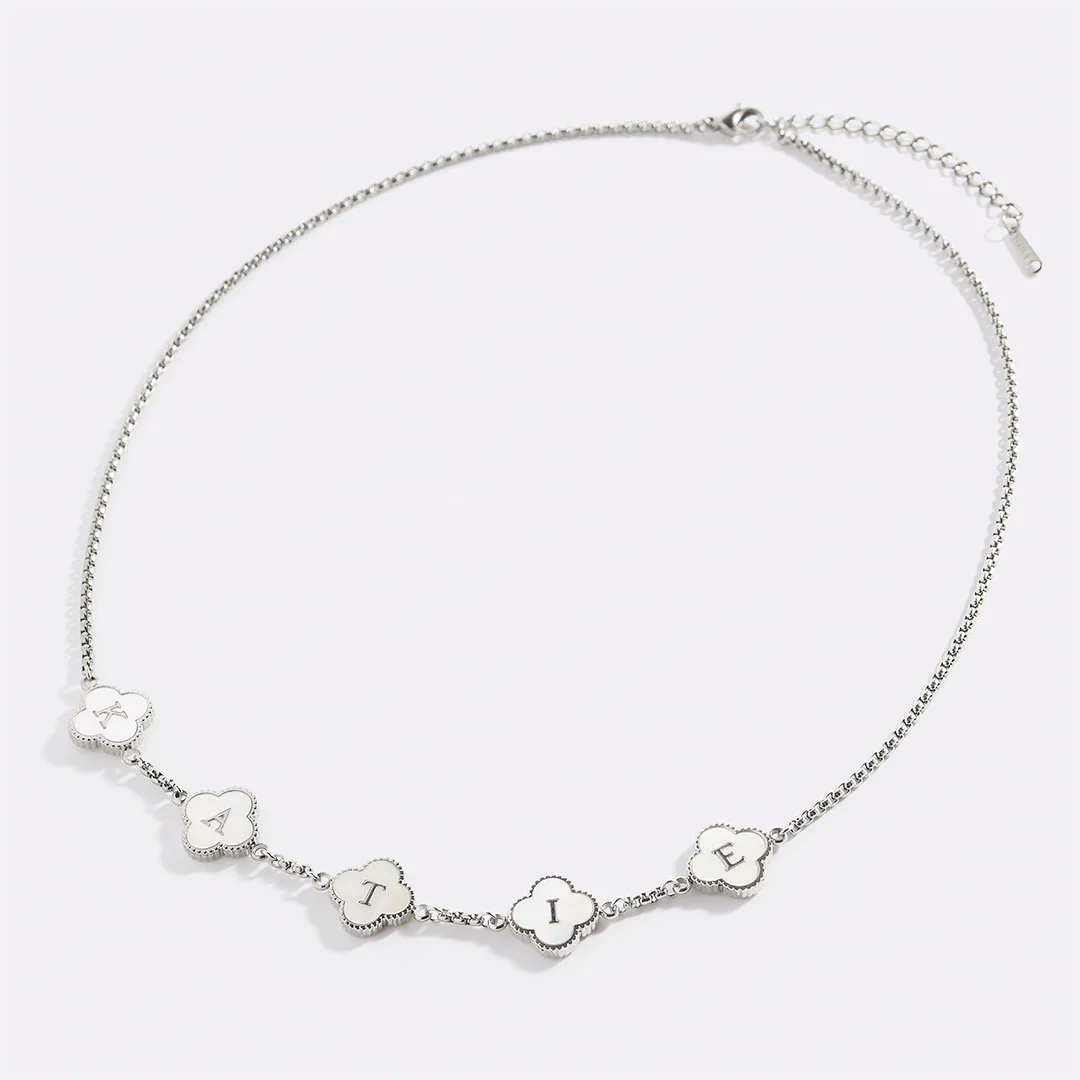 Clover Custom Name Necklace - Image 28