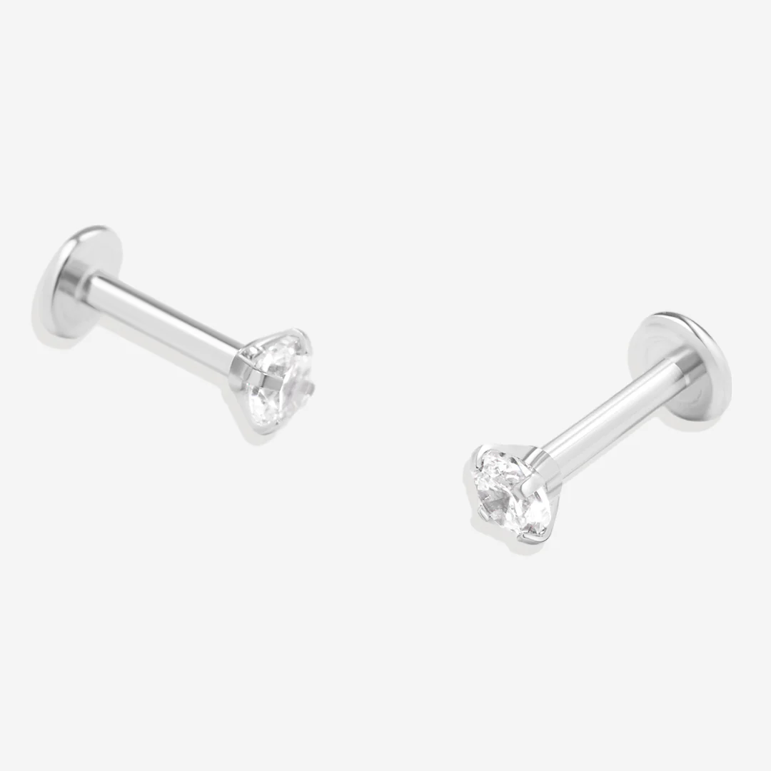 Crystal Sleeper Flatback Studs | 18g - Image 16