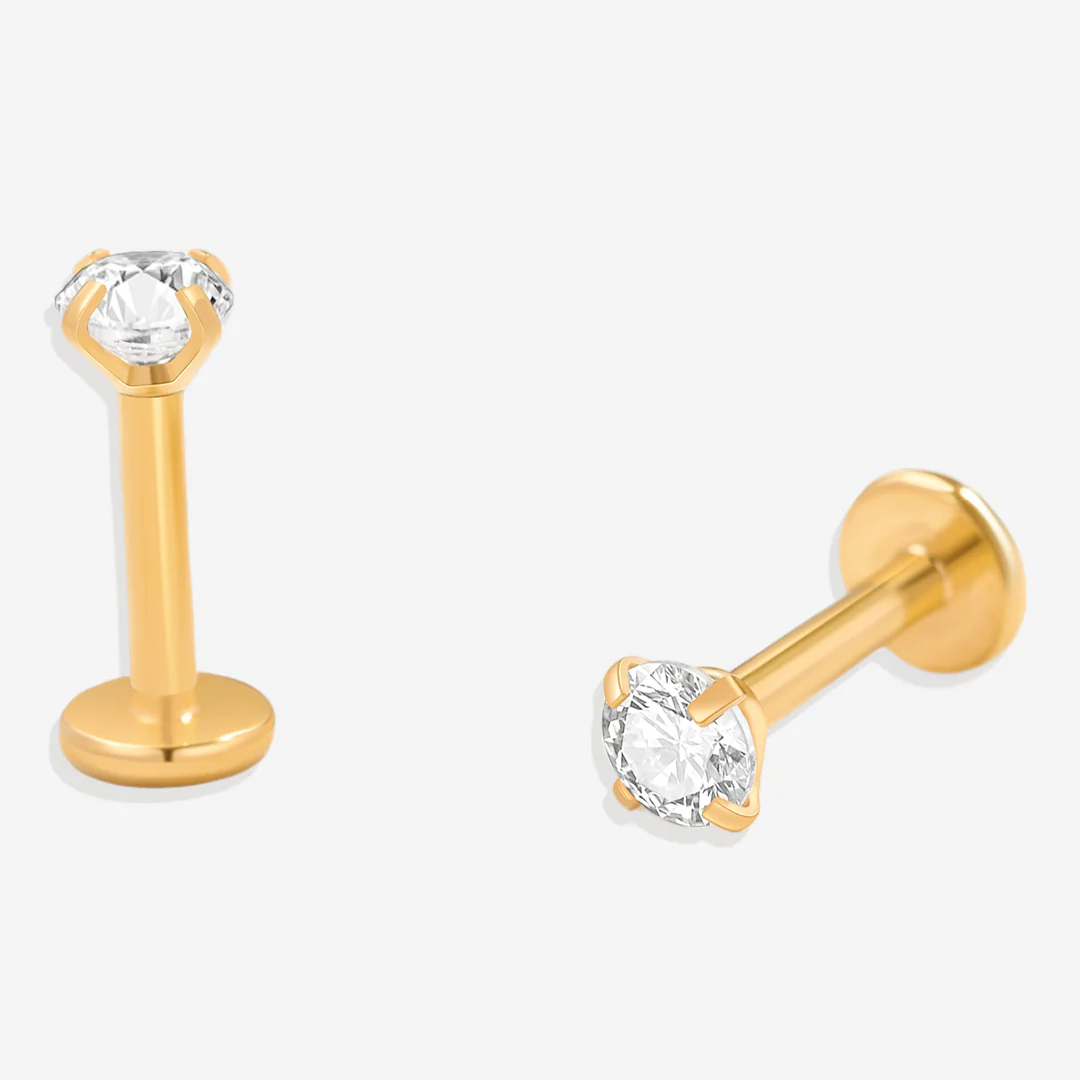Crystal Sleeper Flatback Studs | 18g - Image 21