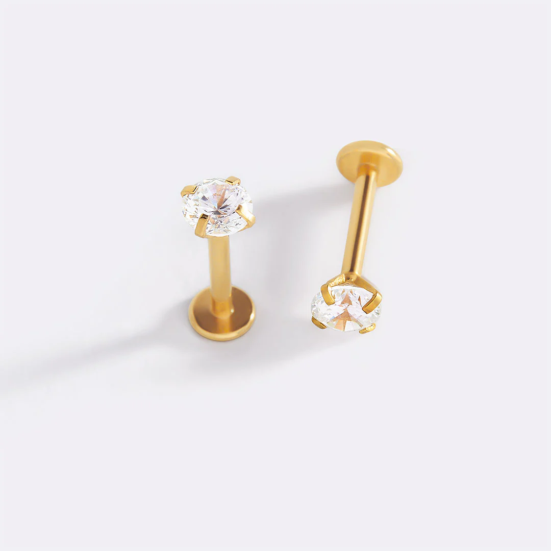 Crystal Sleeper Flatback Studs | 18g - Image 23