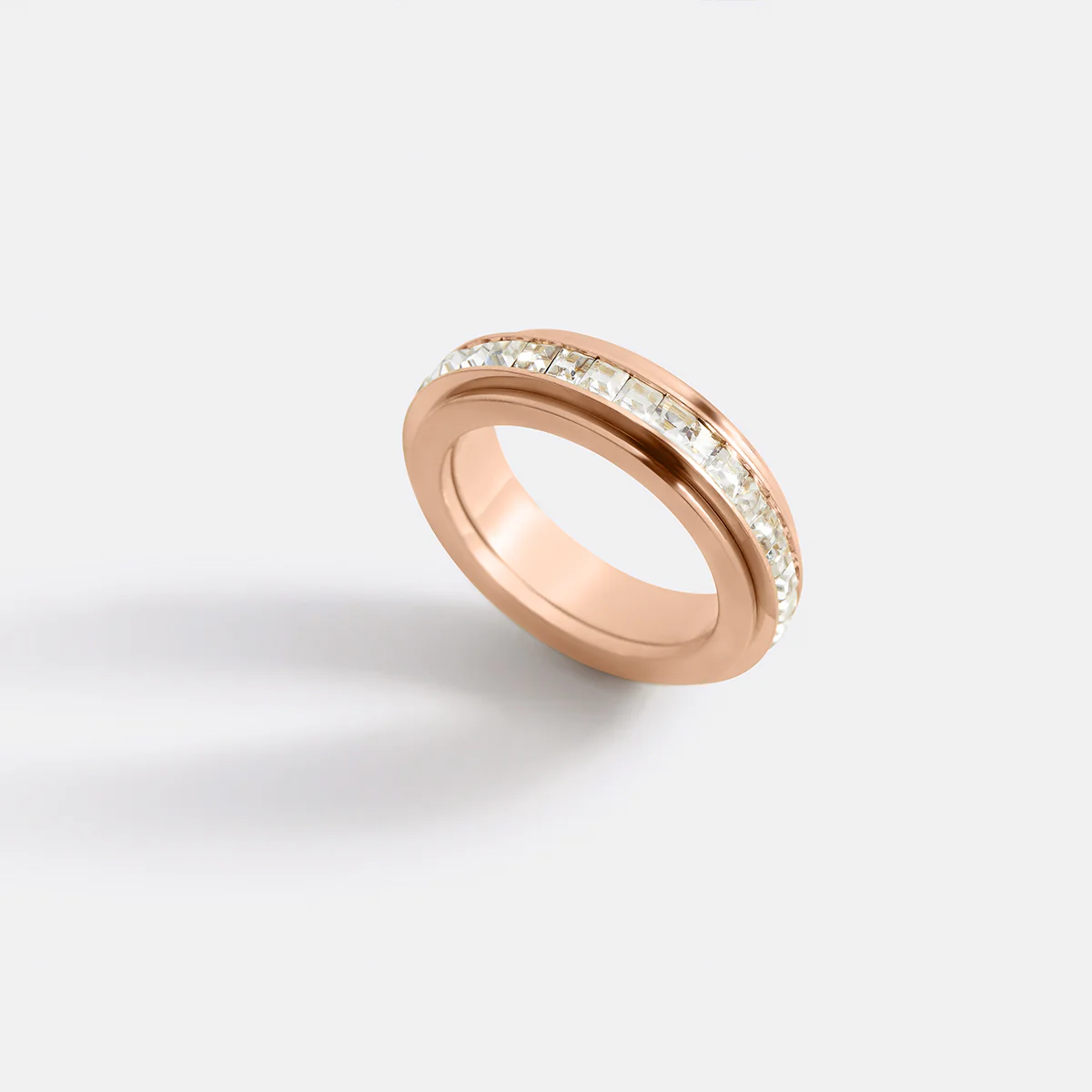 Crystal Statement Spinning Fidget Ring - Image 21