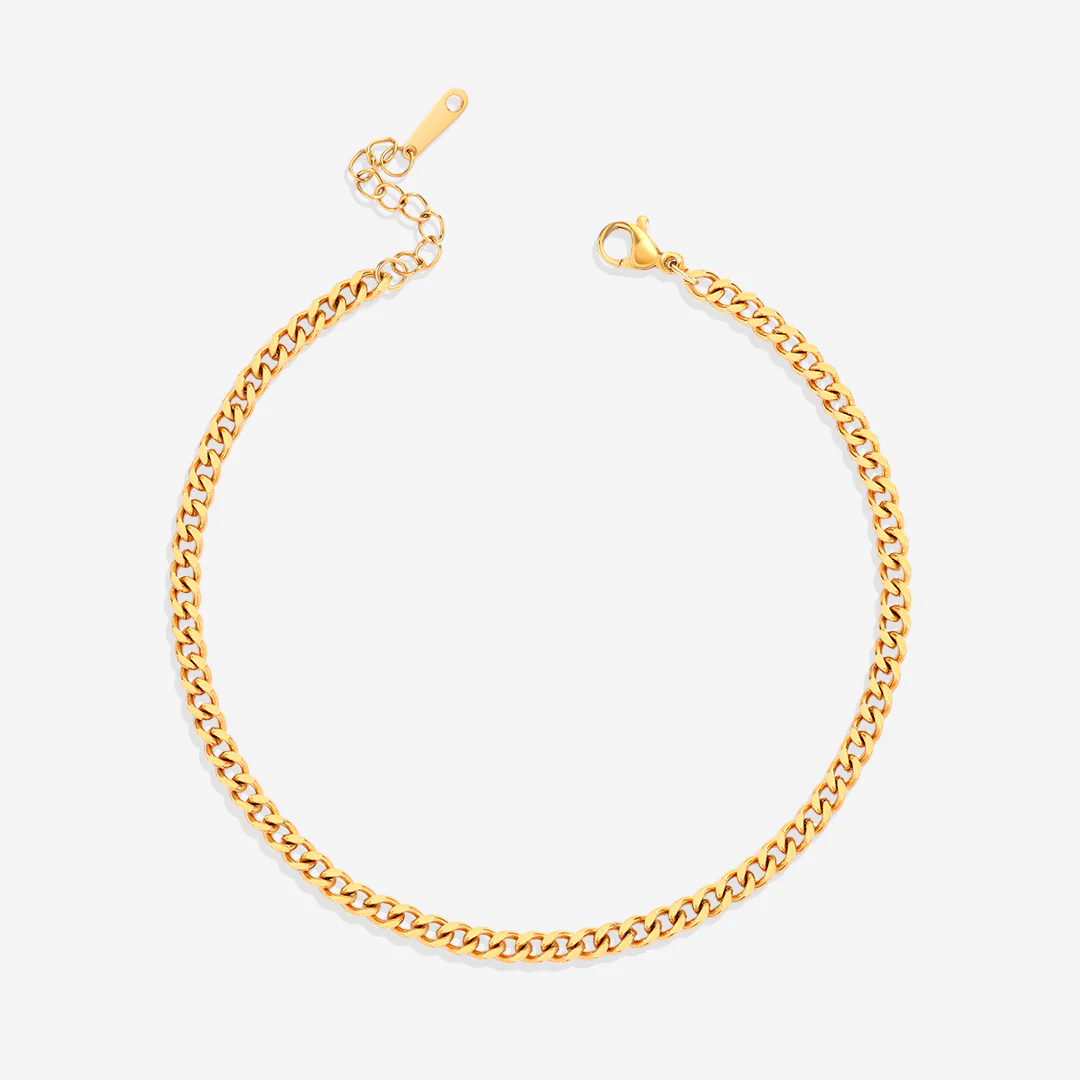 Curb Chain Anklet - Image 2