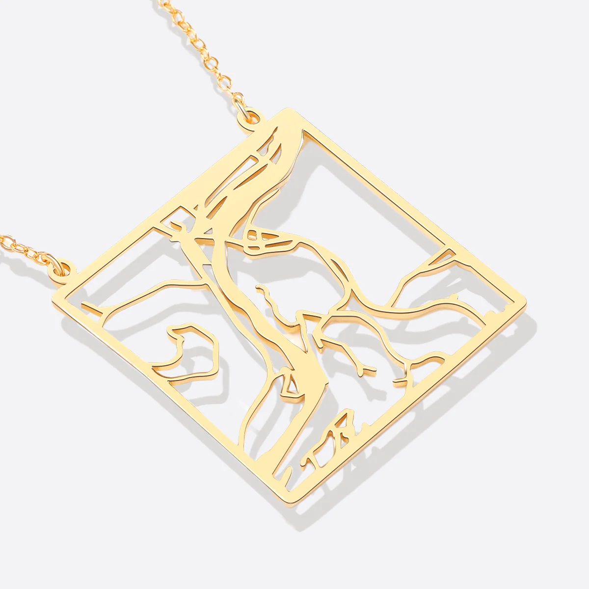 Custom Map Pendant Necklace - Image 20