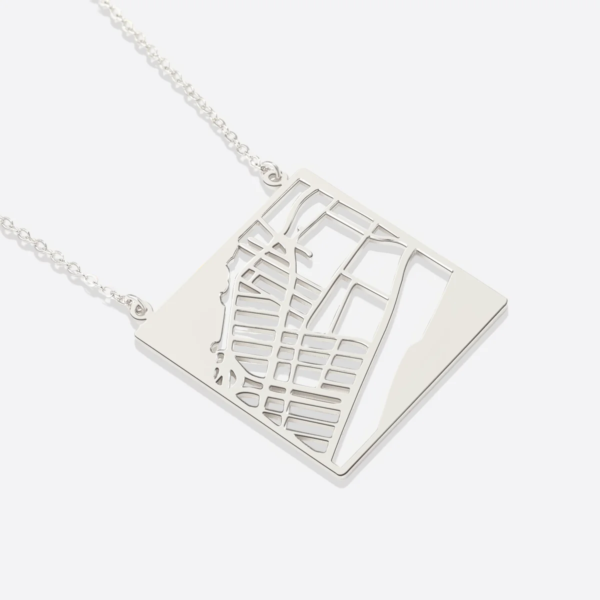 Custom Map Pendant Necklace - Image 24