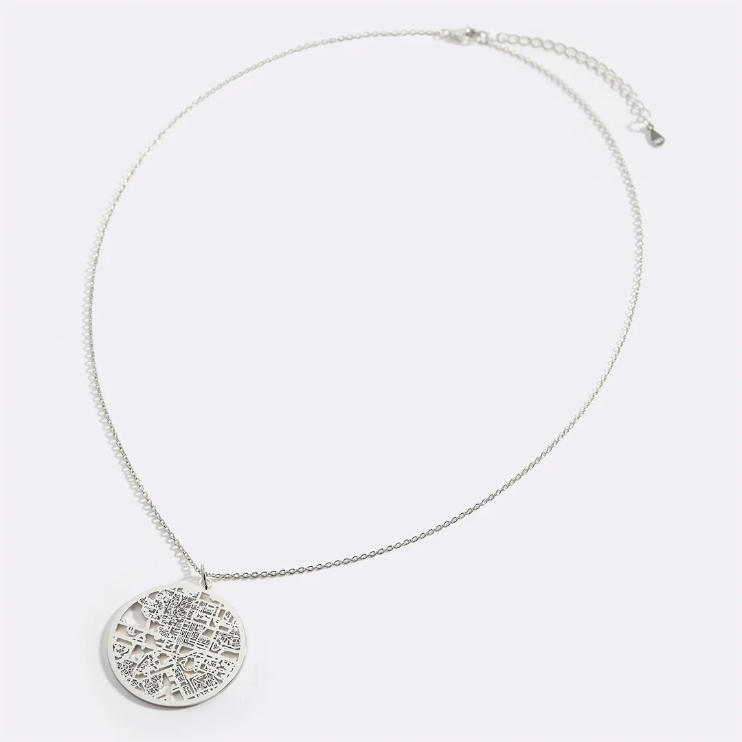Custom Map Pendant Necklace - Image 67
