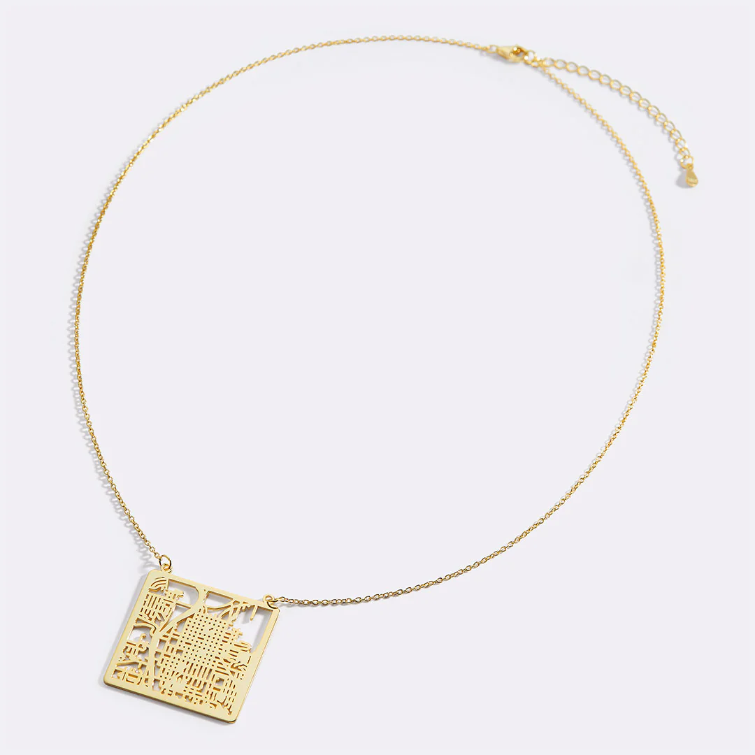 Custom Map Pendant Necklace - Image 75