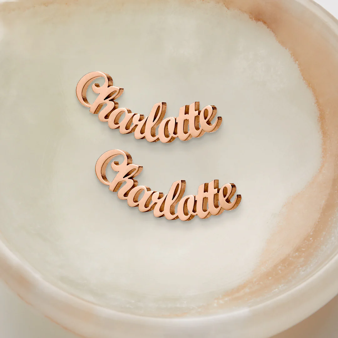 Custom Name Earrings - Image 13