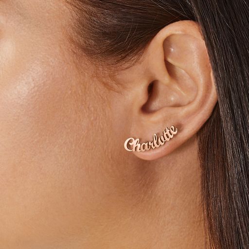 Custom Name Earrings - Image 4