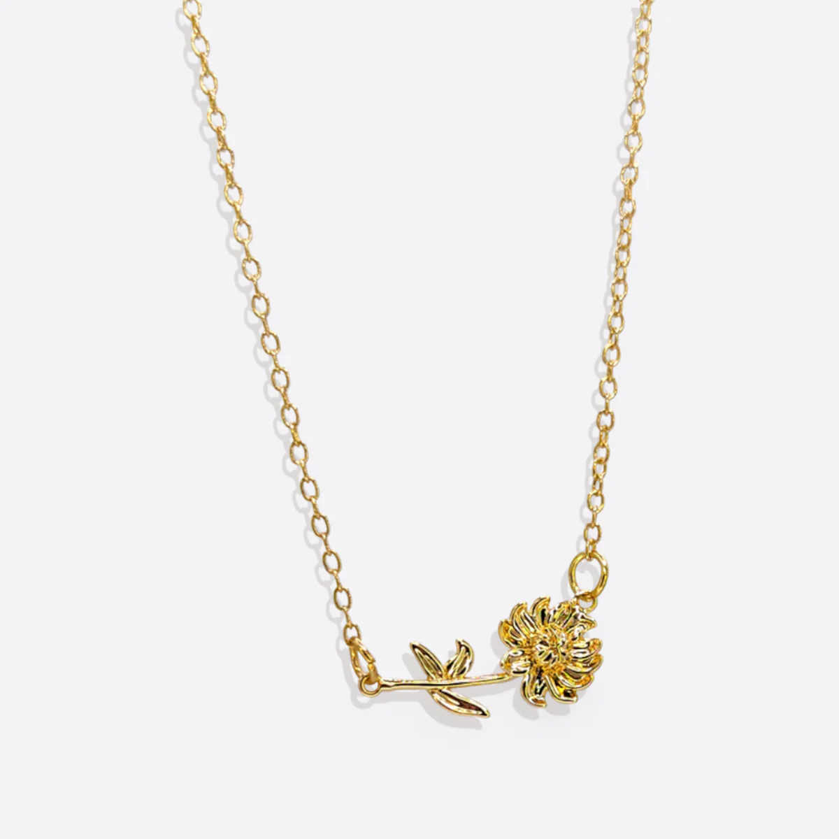 Dainty Birth Flower Necklace - Image 11
