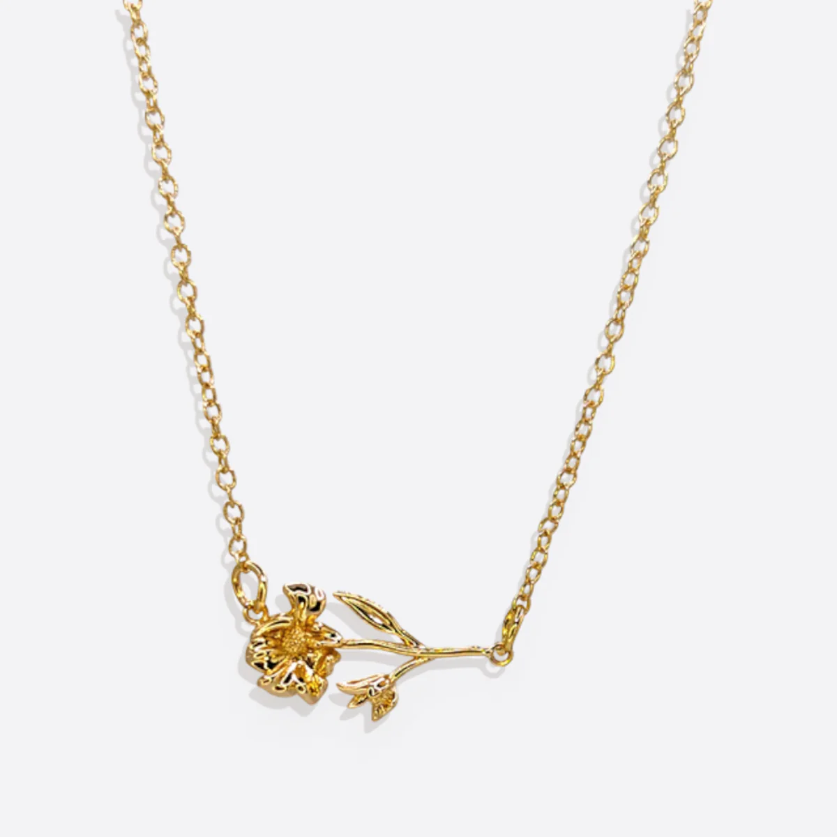 Dainty Birth Flower Necklace - Image 12