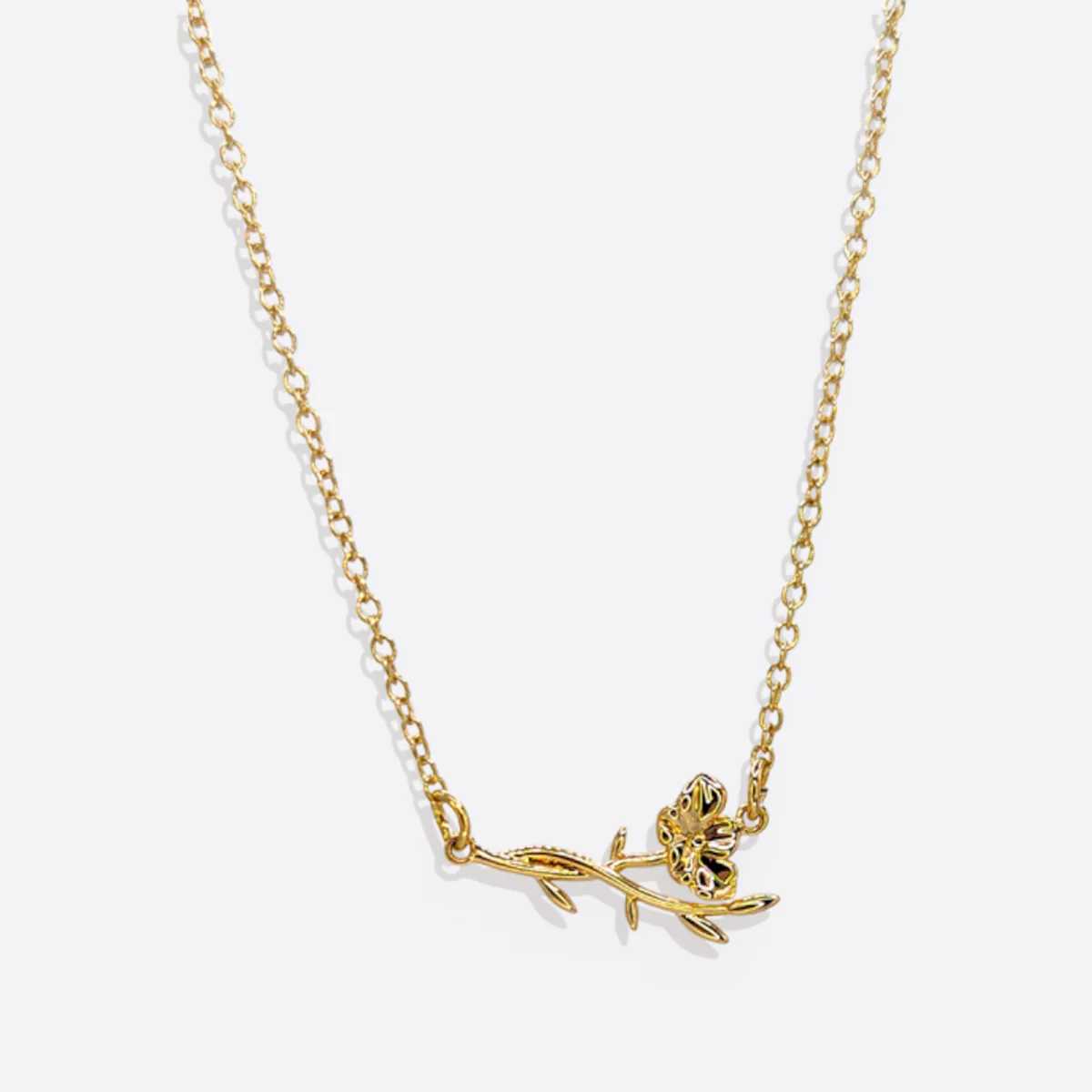 Dainty Birth Flower Necklace - Image 13