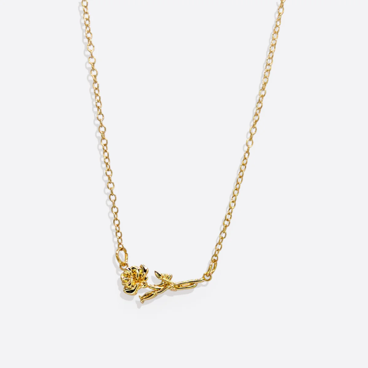 Dainty Birth Flower Necklace - Image 16