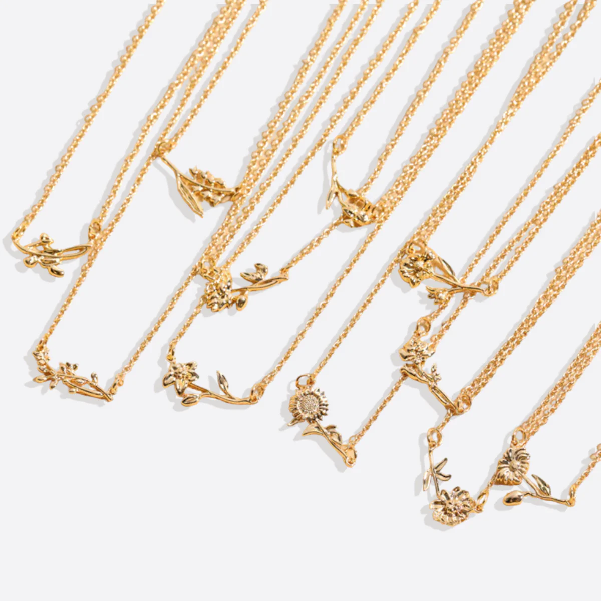 Dainty Birth Flower Necklace - Image 8