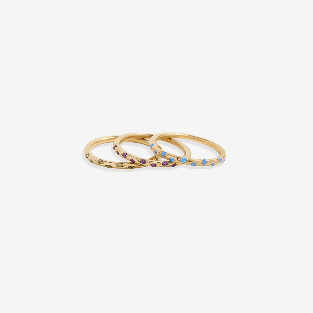 Dainty Constellation Birthstone Ring - Image 4