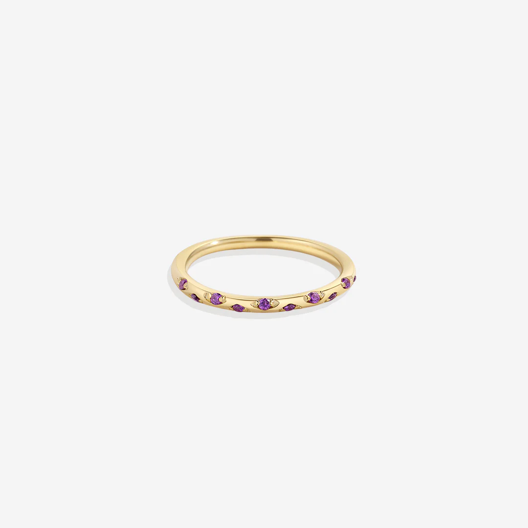 Dainty Constellation Birthstone Ring - Image 9