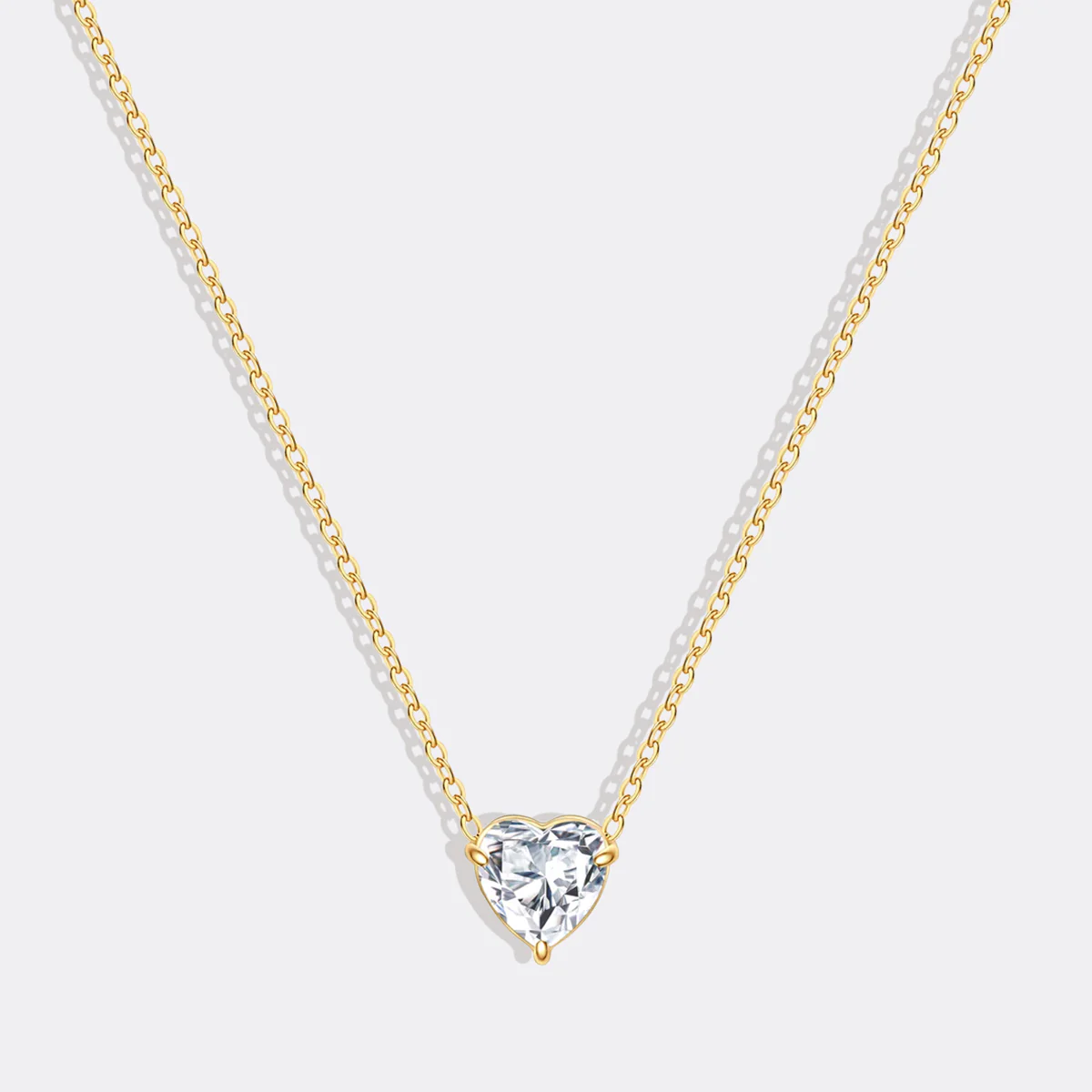 Dainty Birthstone Heart Necklace - Image 29