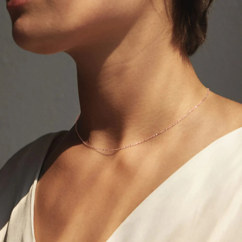 Dainty Cable Chain Necklace - Image 6