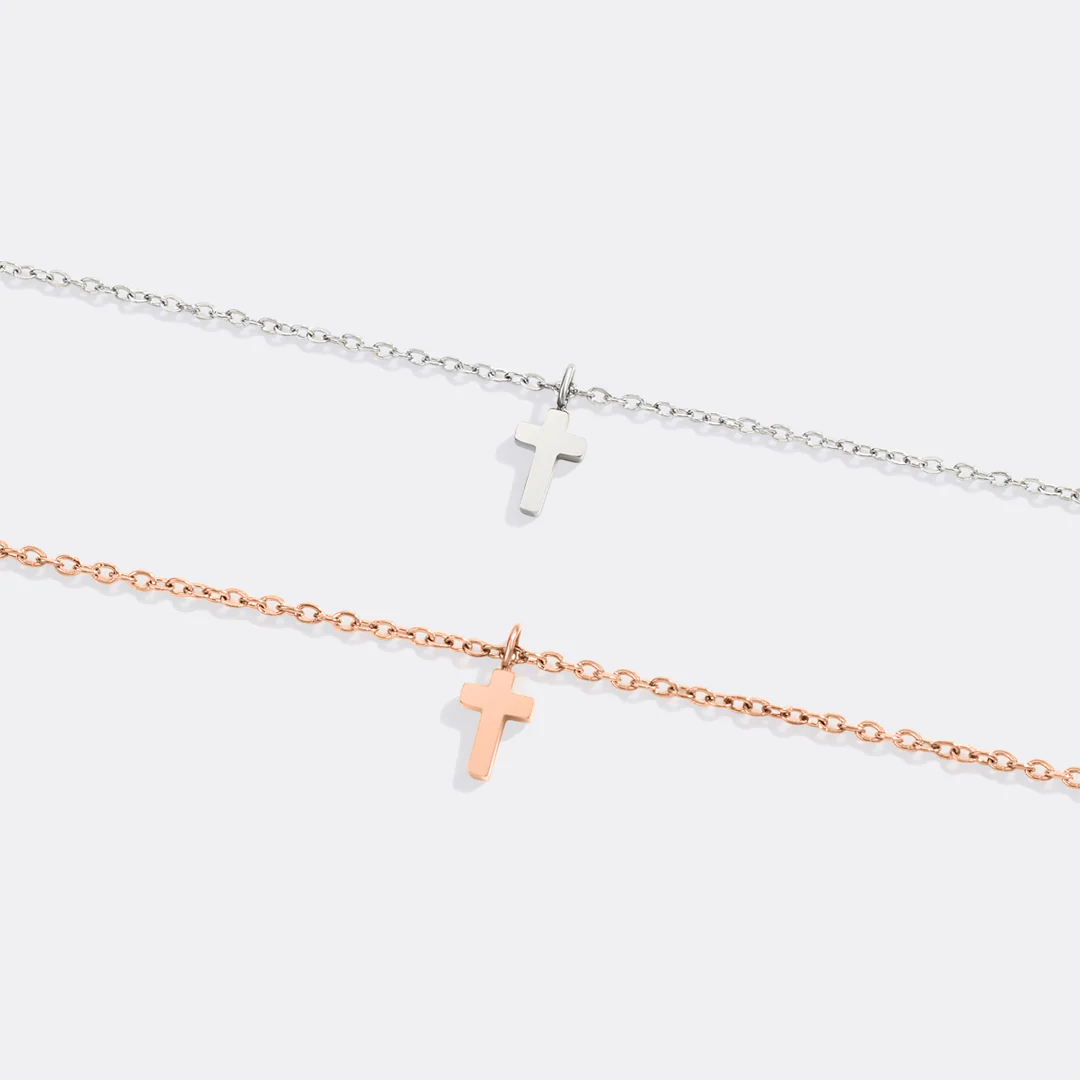 Dainty Cross Pendant - Image 13