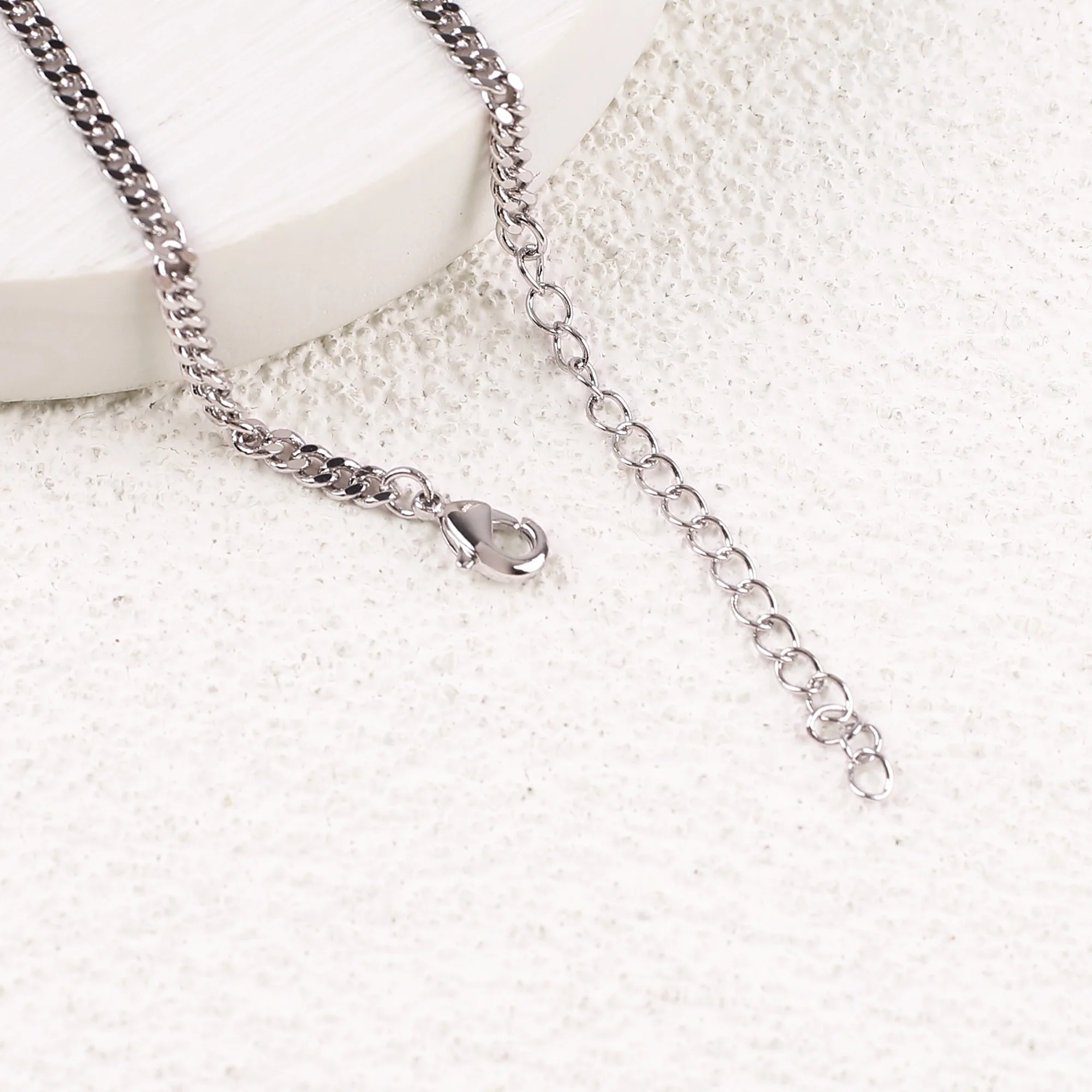 Dainty Cuban Link Chain Evil Eye Bracelet - Image 19