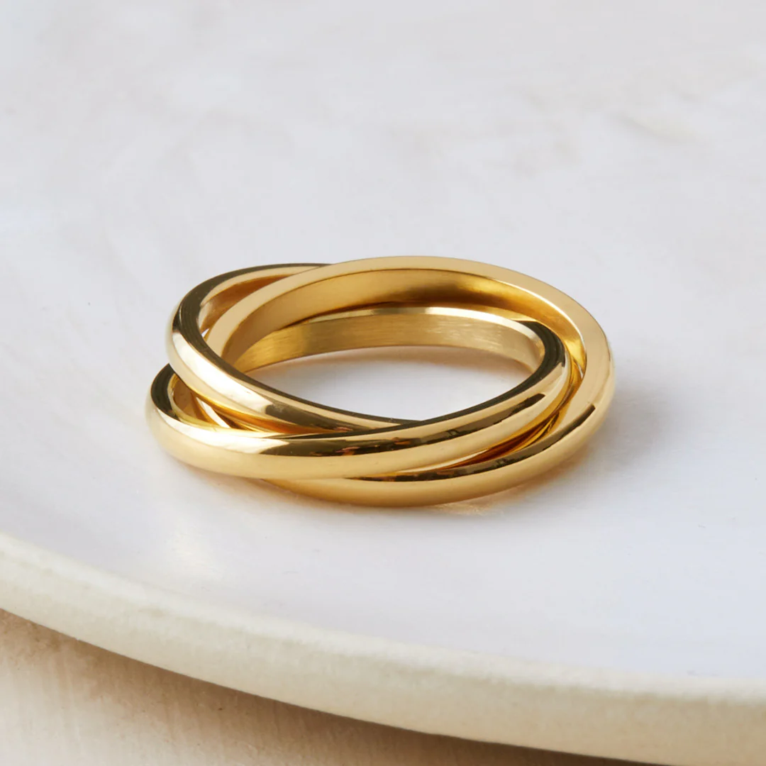 Dainty Interlocking Fidget Ring - Image 15