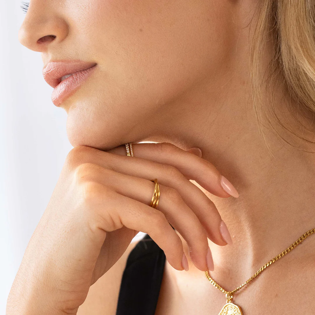 Dainty Interlocking Fidget Ring - Image 29