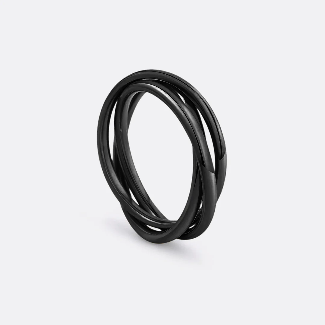 Dainty Interlocking Fidget Ring - Image 37