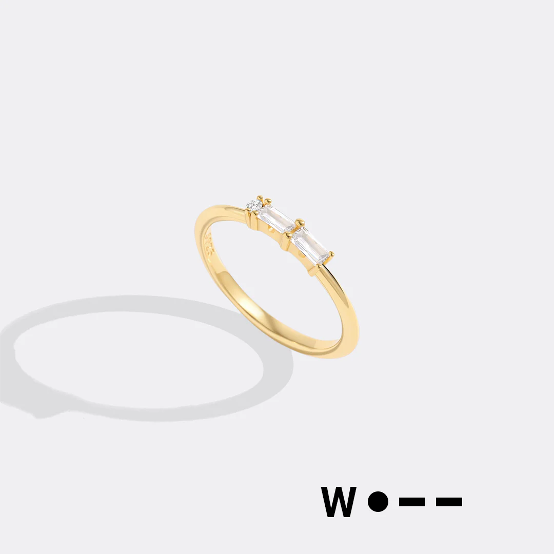 Dainty Personalized Morse Code Ring - Image 27