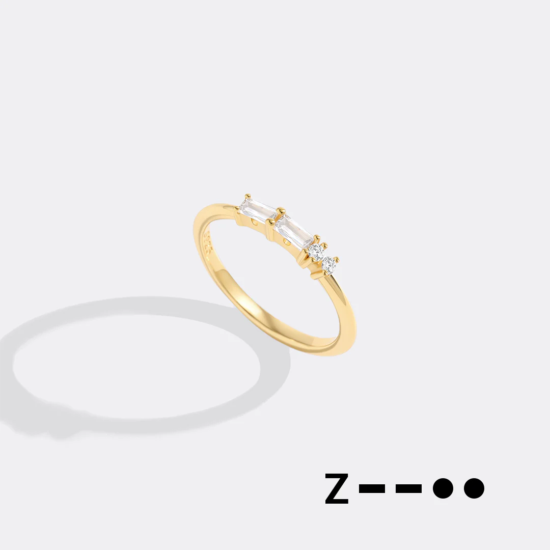 Dainty Personalized Morse Code Ring - Image 30