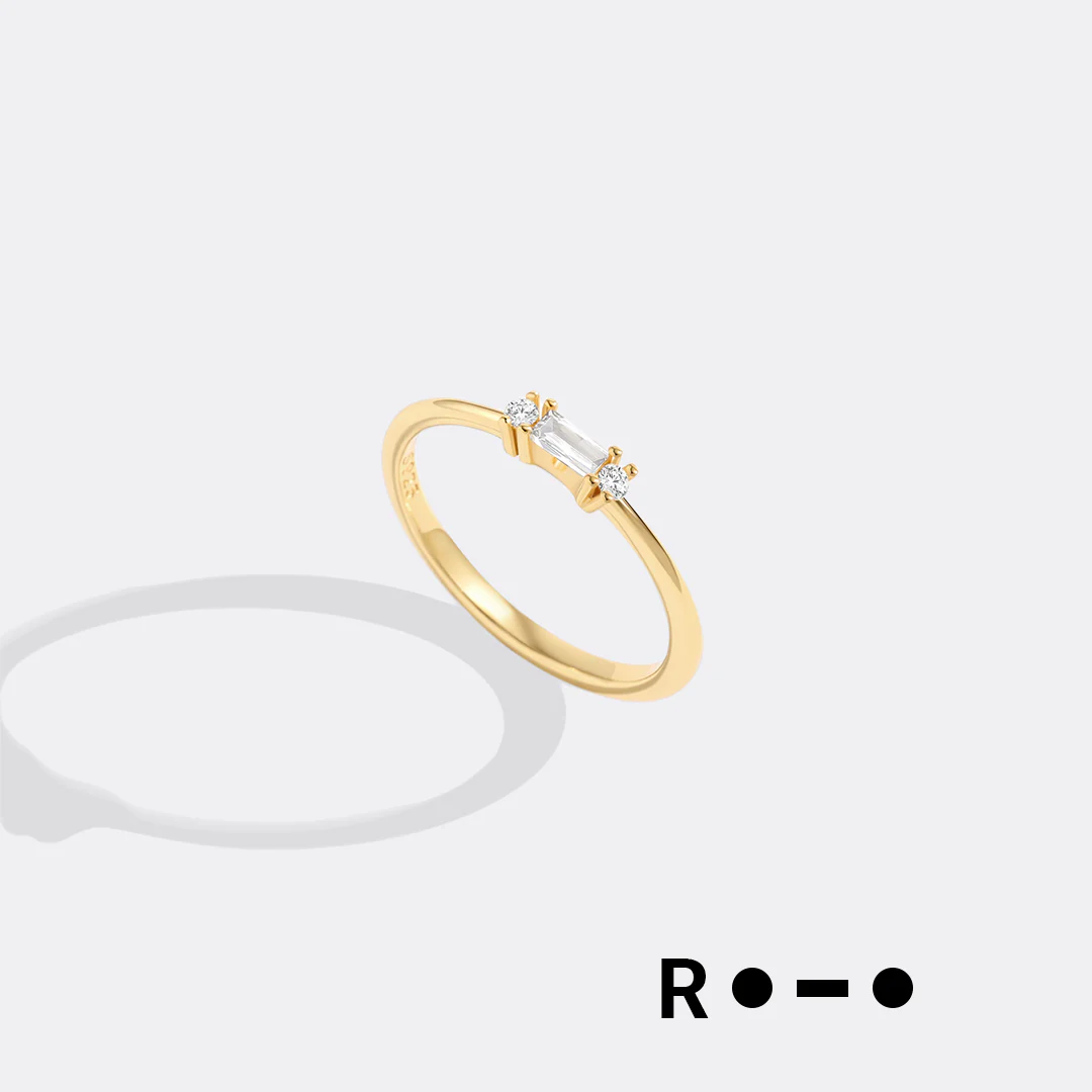 Dainty Personalized Morse Code Ring - Image 22