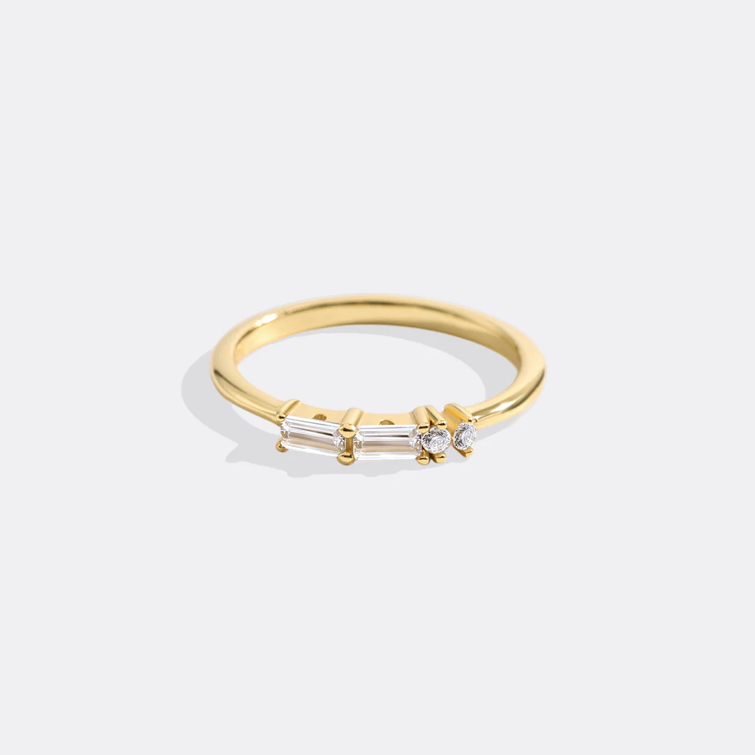 Dainty Personalized Morse Code Ring - Image 3