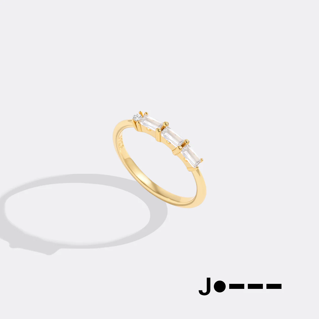 Dainty Personalized Morse Code Ring - Image 14
